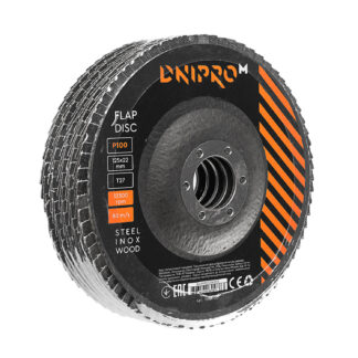 Lamellás csiszolókorong Dnipro-M P100 125 mm (5 db/cs)