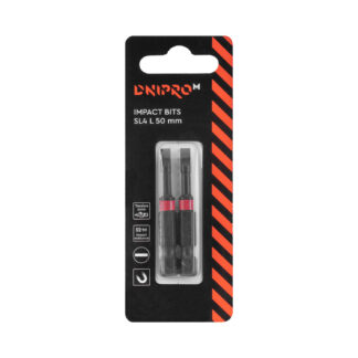 Torziós ütvecsavarozó bit Dnipro-M SL4 50 mm (2 db)