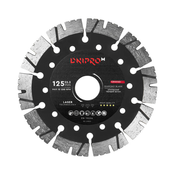 Gyémánt vágókorong Dnipro-M Grand 125x22.2 mm