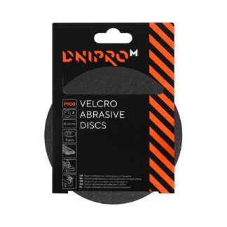 Tépőzáras csiszolókorong Dnipro-M P100 8 lyukú 125 mm (5 db/cs)