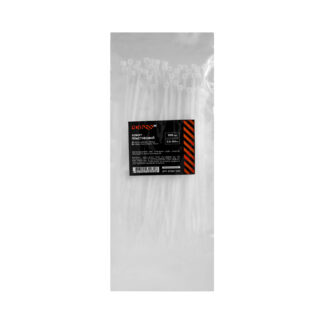 Kábelkötegelő; fehér Dnipro-M 2.5 mm 150 mm (100 db/cs)