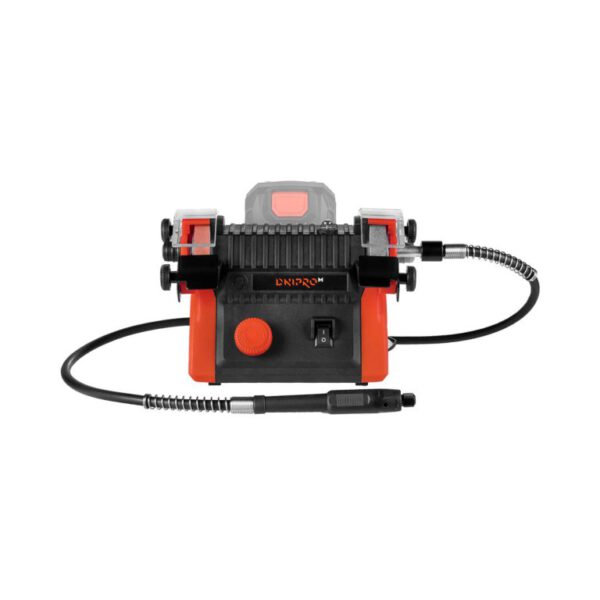 Akkumulátoros kettős köszörű Dnipro-M DBG-200 (akkumulátor és töltő nélkül)